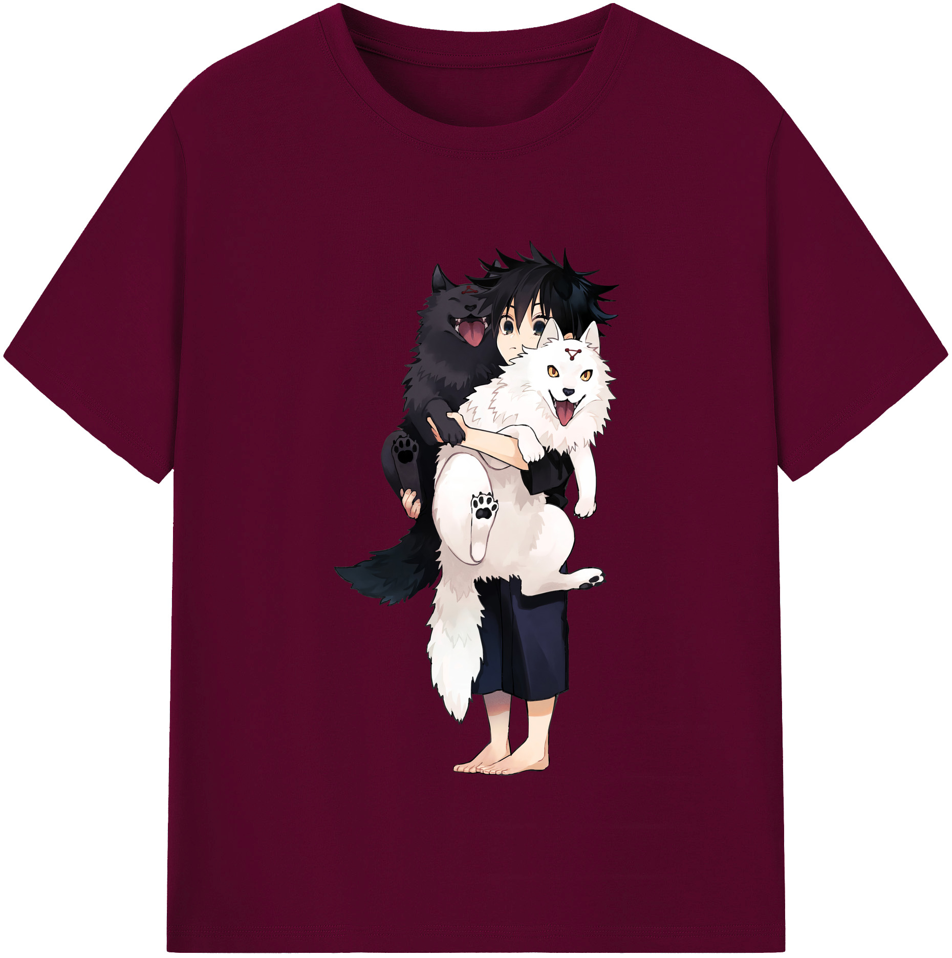 （画像用） 呪術廻戦 Jujutsu Kaisen レディースカジュアルプリントTシャツ（綿100％）